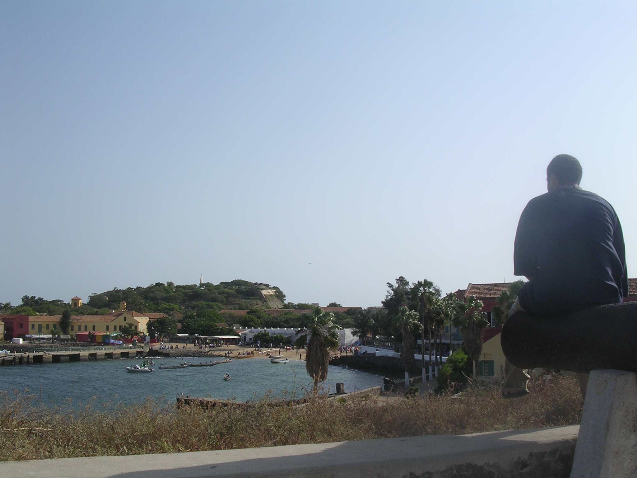 Sittin' on the dock of Gorée...
