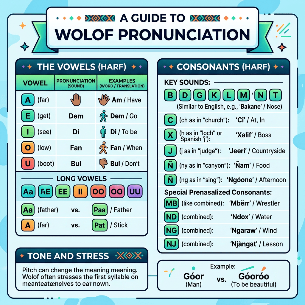 A Guide to Wolof&nbsp;Pronunciation