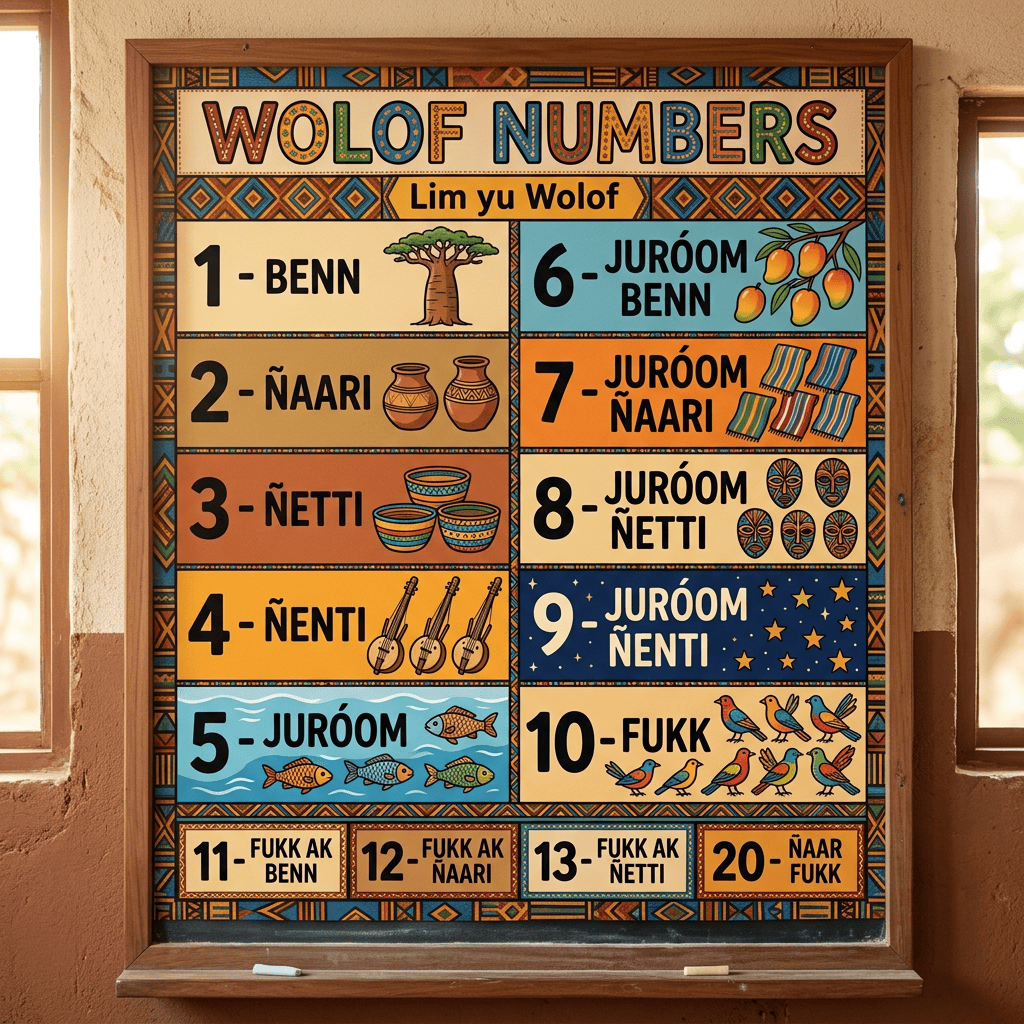 Wolof Numbers