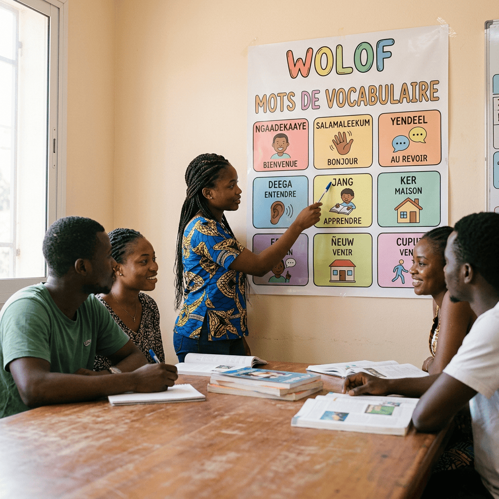 Wolof mots de&nbsp;vocabulaire