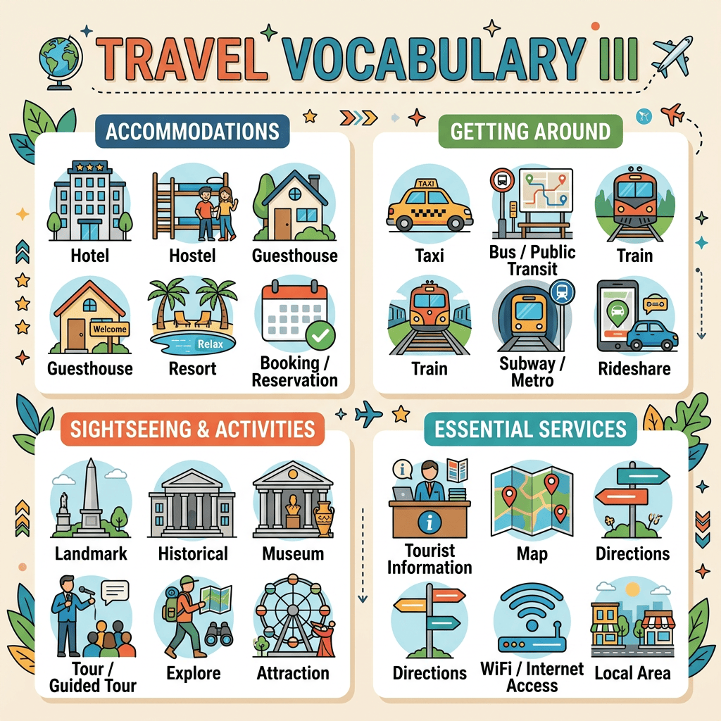 Travel Vocabulary III