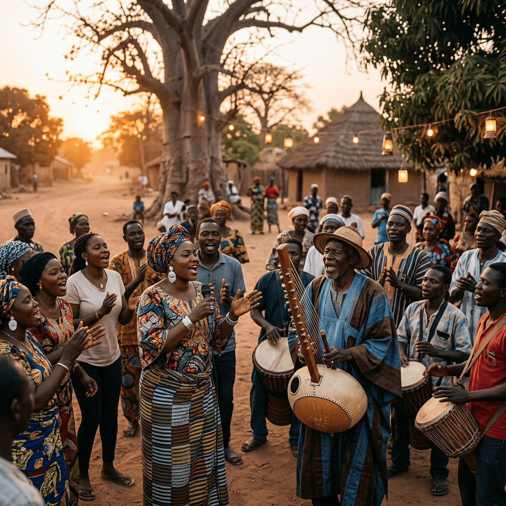 Wolof & Serere Singing in&nbsp;Gambia
