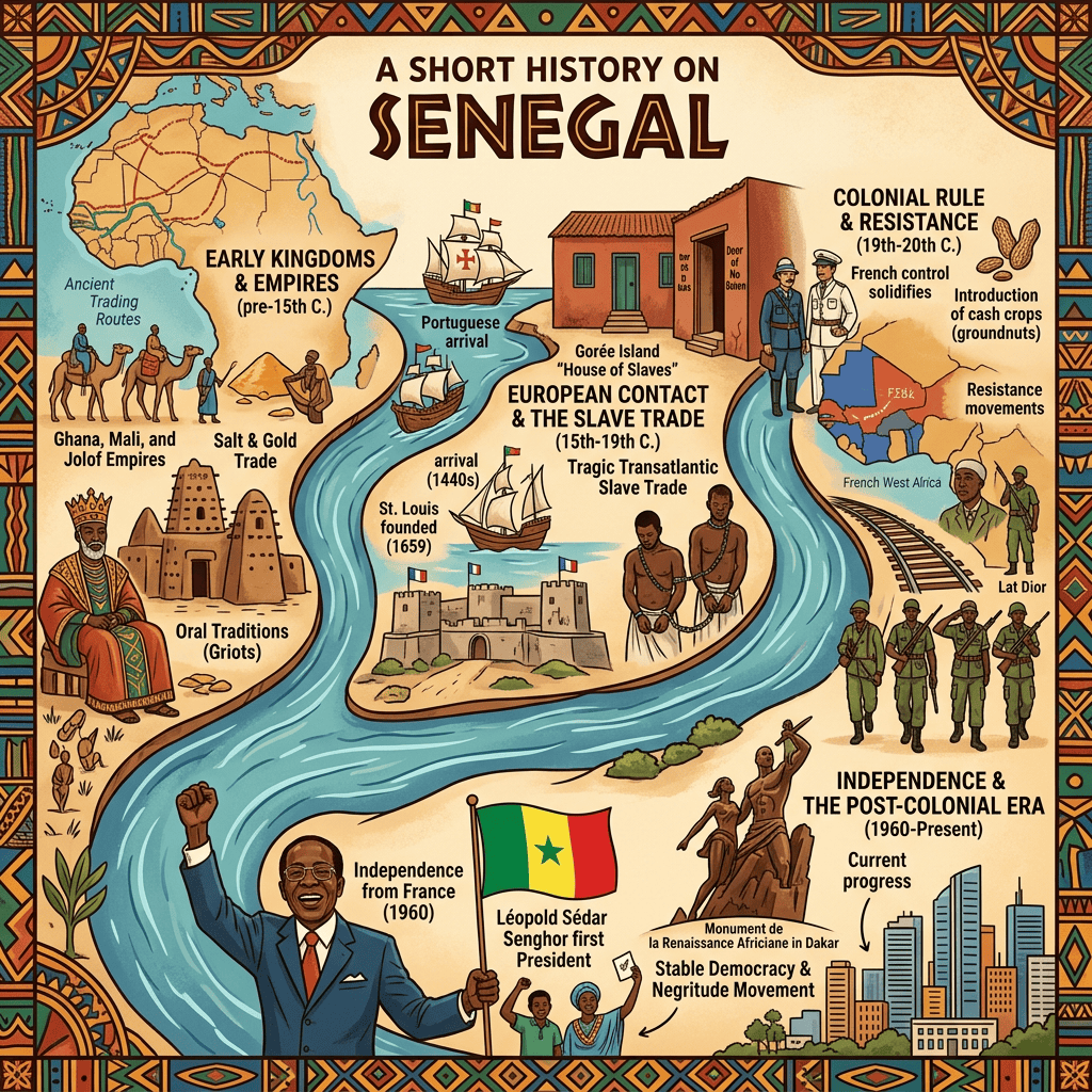A Short History on&nbsp;Senegal