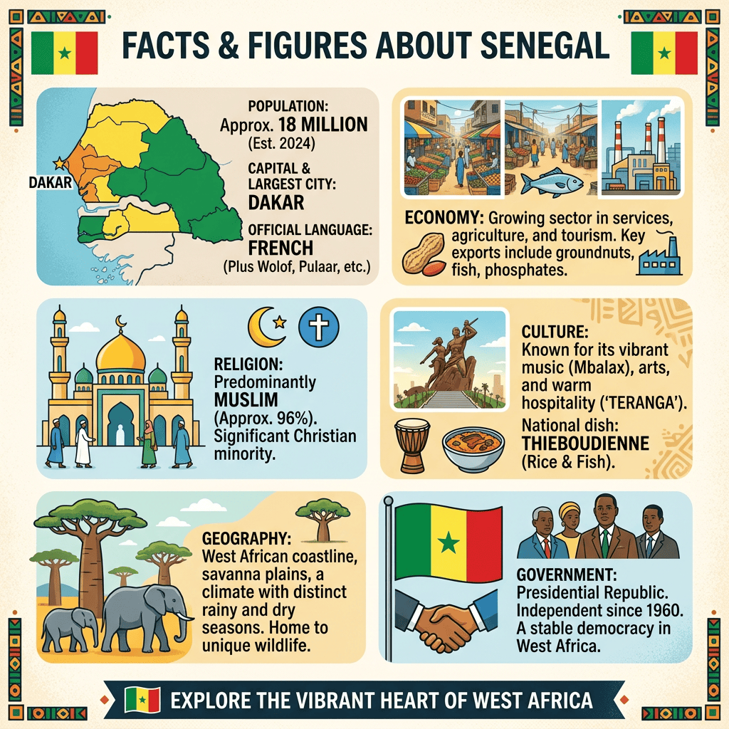 Some Facts & Figures About&nbsp;Senegal