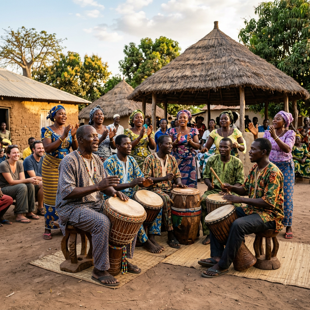 Mandinka Drumming & Singing in the&nbsp;Gambia